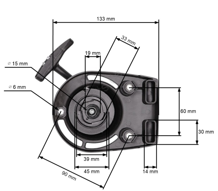 Demaror motocoasa Honda GX 35 (model nou) [1]