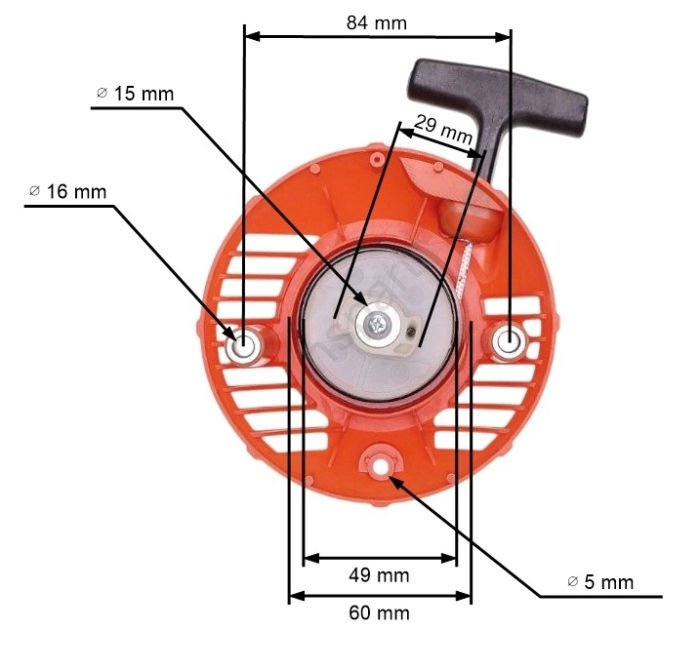 Demaror motocoasa Husqvarna 125, 128 etc [1]