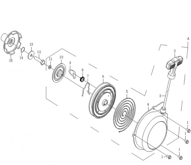 Demaror pornire Atv CF Moto, Linhai 500cc [2]