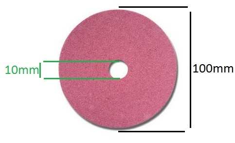 Disc abraziv pentru aparat de ascutit lant drujba 100x10mm [2]