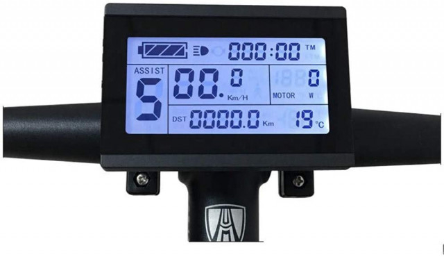 Display + controller bicicleta electrica KT LCD3 (36V - 48V / 500W) [2]