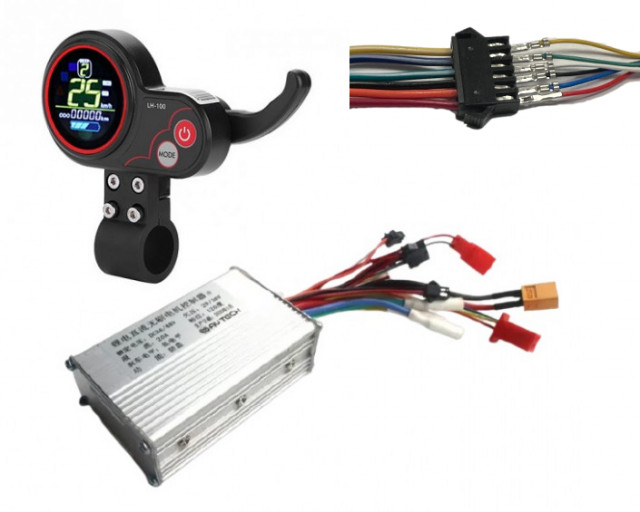 Display + Controller LH-100 24V (pentru motor de 350W) [1]