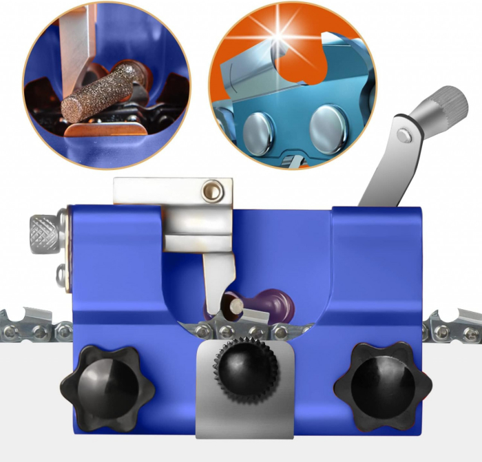 Dispozitiv pentru ascutit lant drujba (tip manivela) [1]