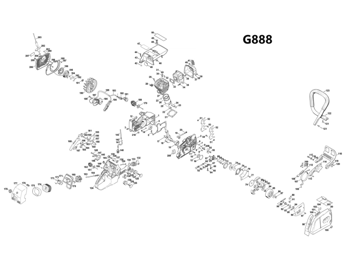 Drujba Holzfforma® G888 122cc (fara lama si lant) [2]