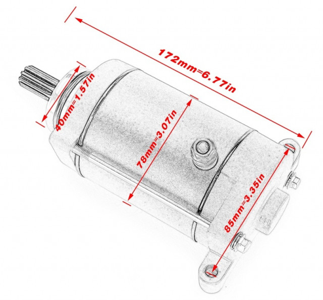 Electromotor Atv CF Moto, Linhai 500cc [2]