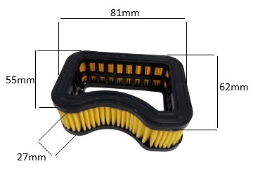 Filtru aer drujba Echo 5450 [2]