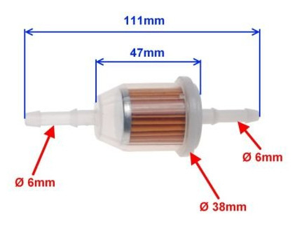 Filtru benzina scuter (model 6) [2]