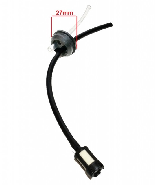 Filtru + furtun benzina motocoasa (CU GARNITURA DE 27MM) [2]