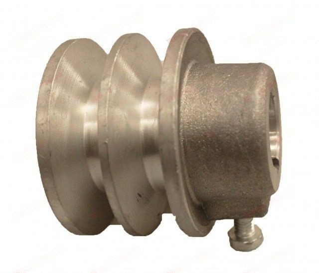 Fulie dubla motor generator, motopompa, motocultor 5-7 CP (ax 20 mm, diametru 55mm) [1]