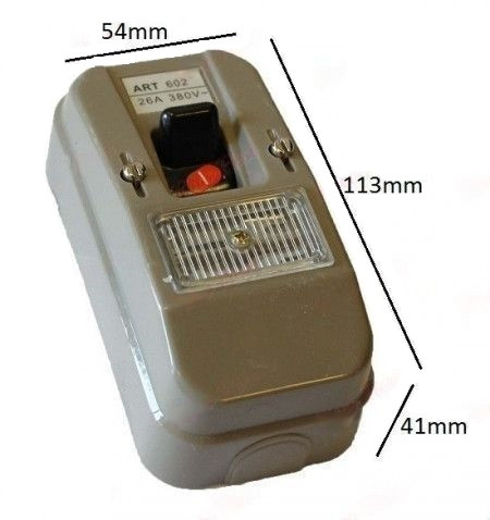 Intrerupator betoniera, pompa apa etc 26 A [3]