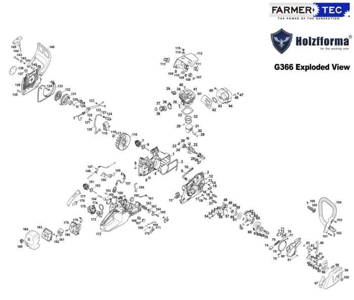 Kit de reparatie drujba Holzfforma® G366 [2]