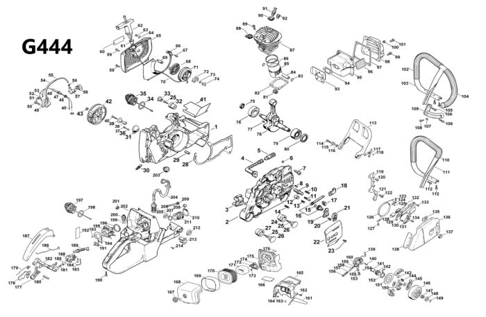 Kit de reparatie drujba Holzfforma® G444 [2]
