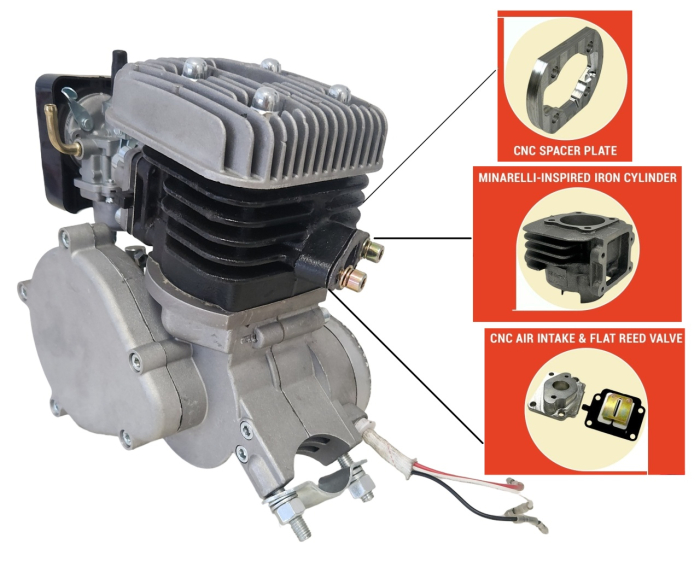 Kit motor bicicleta 80 cc 2T IRON [2]