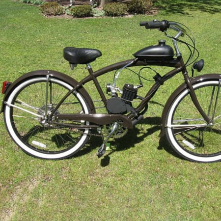 Kit motor bicicleta 80cc 2 TIMPI (Negru) [4]