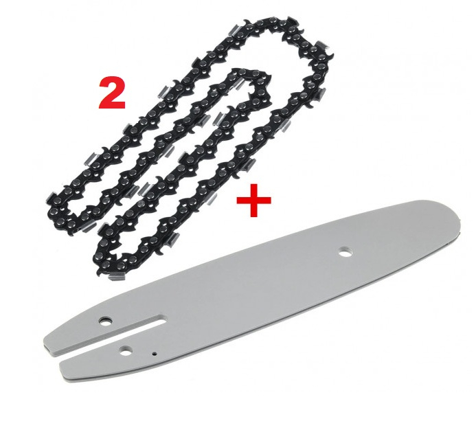 Lama si 2 lanturi pentru mini fierastrau cu acumulator [2]