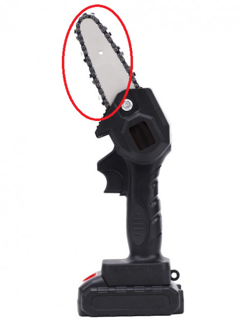 Lama si 2 lanturi pentru mini fierastrau cu acumulator [3]