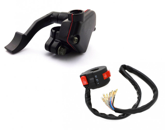 Maneta acceleratie + bloc lumini ATV 110cc (model1) [1]