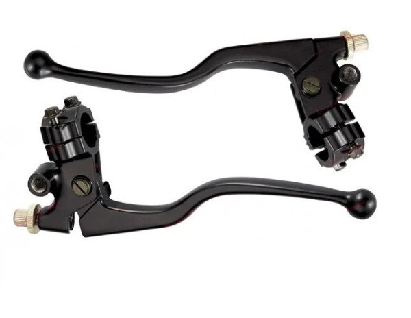 Manete frana scuter 4T 50-80cc (cu suport pentru oglinzi) [1]