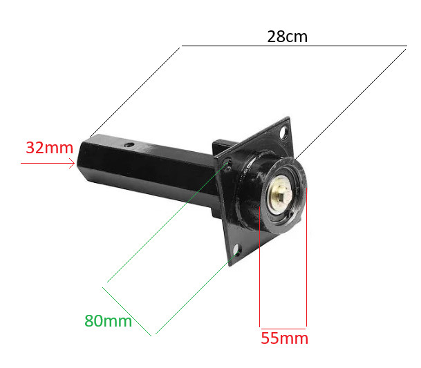 Manicot cu flansa si rulment 32mm (186F) [2]