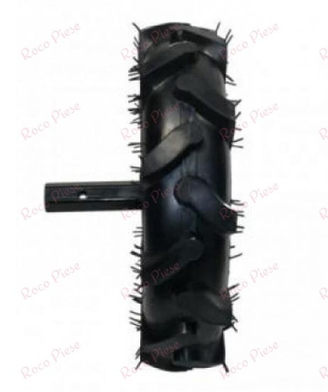 Manicot roata motocultor baza patrata (h 170mm - Hexagon 23mm) [2]