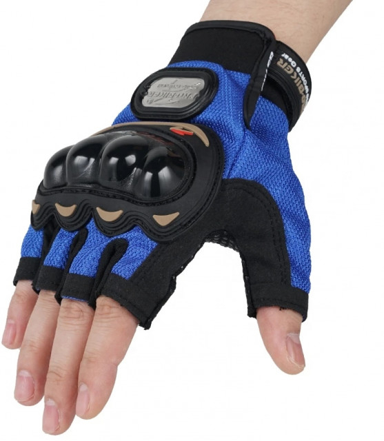 Manusi fara degete Pro Biker (albastre) [3]