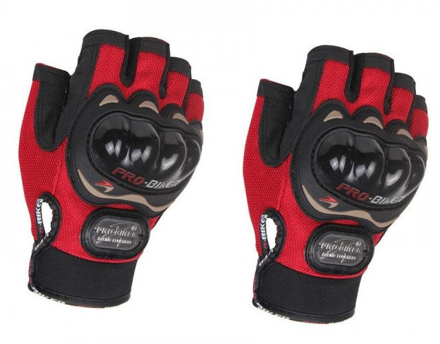 Manusi fara degete Pro Biker (rosii) [2]