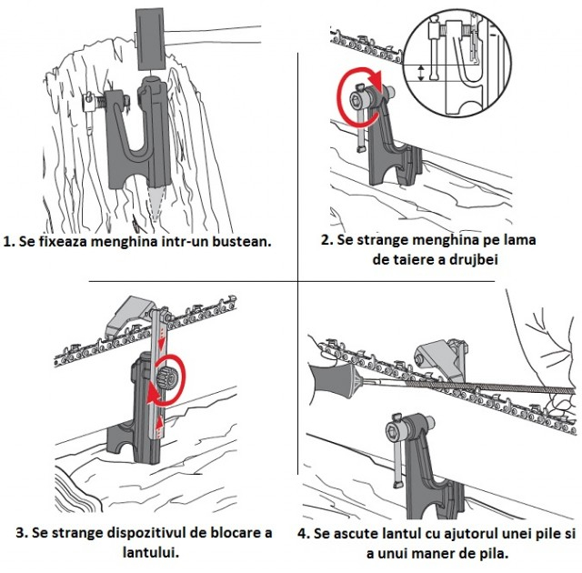 Menghina pentru ascutit lant drujba (Tecomec) [3]