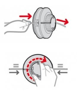 Mosor motocoasa cu incarcare rapida Tecomec M10 X 1 [3]