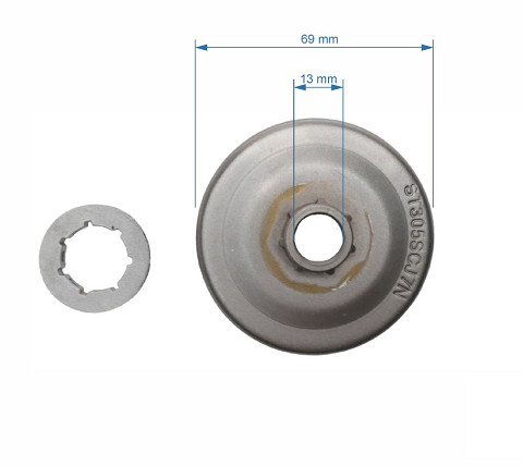 Oala ambreiaj drujba compatibila Stihl 021, 023, 025, MS210, MS230, MS250 - rotita (cal 1) [2]
