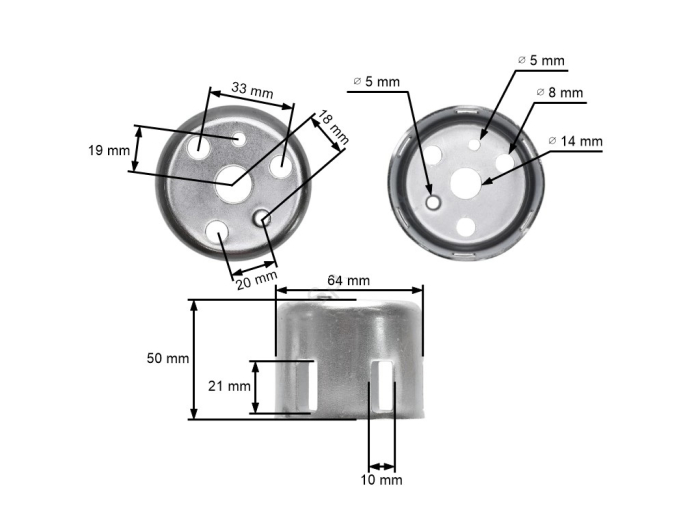 Oala demaror compatibil HONDA GX 160 / motoare chinezesti (model 2) [1]