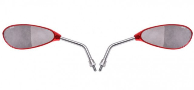 Oglinzi moto "lacrima" rosii M08 [2]