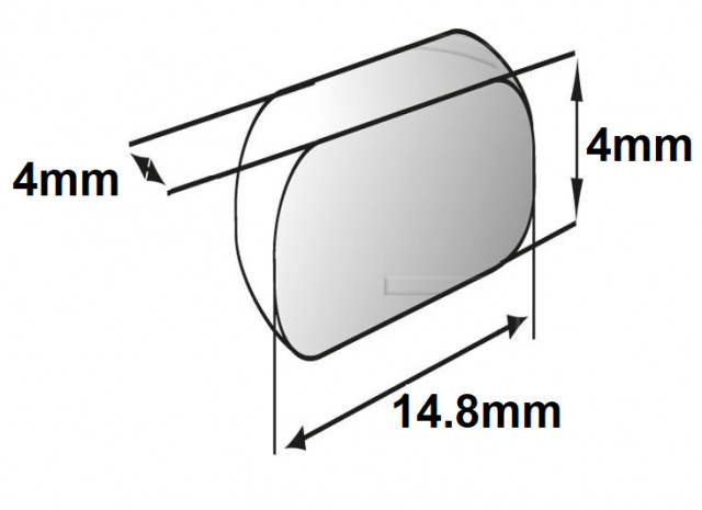 Pana ambielaj Briggs & Stratton 4*4*14.8mm (buc) [2]