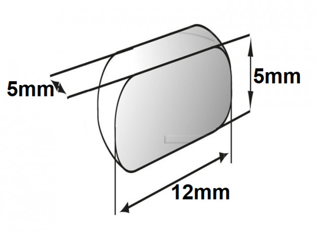 Pana ambielaj Briggs & Stratton 5*5*12mm (buc) [2]