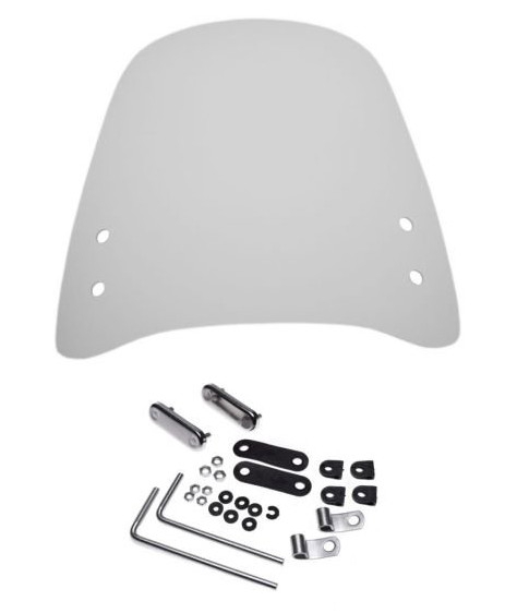 Parbriz moto / scuter universal 37 x 39 cm [1]