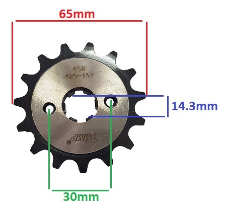 Pinion lant mic 420 15 dinti [2]