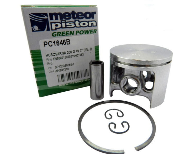 Piston complet drujba Husqvarna 268 Ø 50mm Meteor [1]