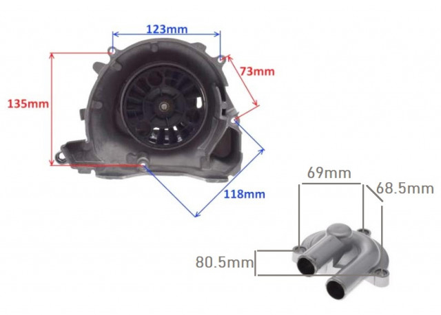Pompa apa scuter Piaggio Beverly 125-200cc // Gilera Dna 125cc [2]