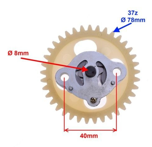 Pompa ulei Yamaha Majesty 250cc, ATV Linhai 260-300 cc [2]