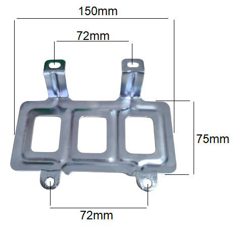 Protectie rezervor benzina motocoasa model 4 (metal) [2]