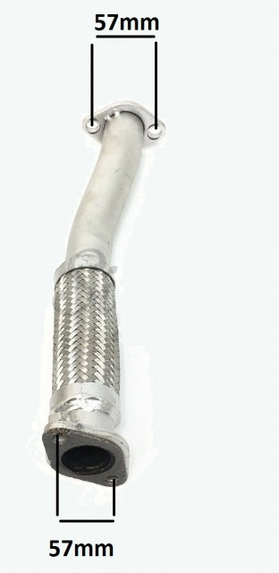 Racord flexibil esapament motor diesel 186F [3]