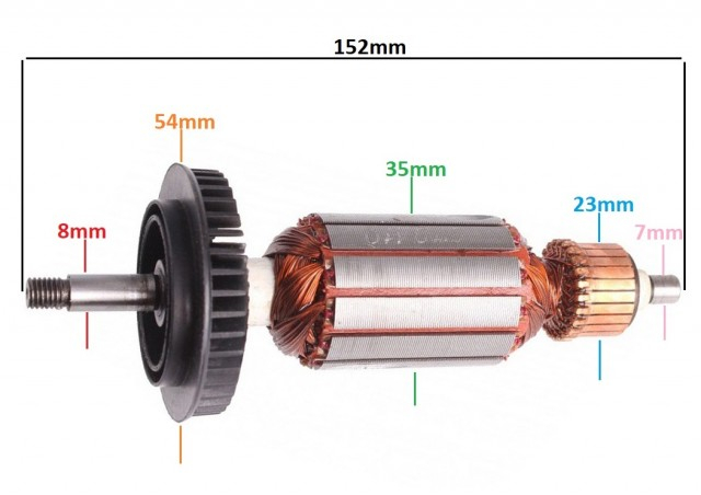 Rotor flex compatibil Bosch PWS 8-125 [3]