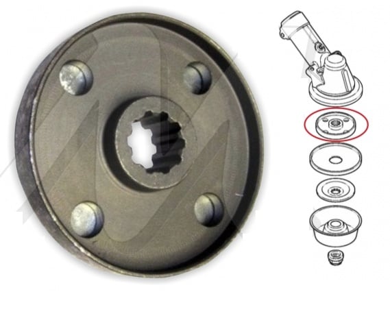 Saiba cap reductor motocoase compatibila Stihl (41477103800) [2]