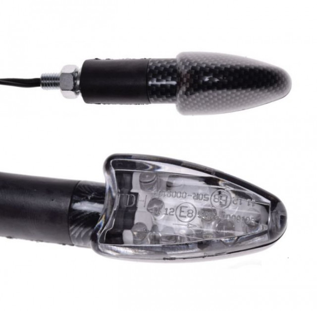 Semnale carbon triunghi cu LED [3]