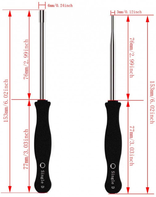 Set 10 surubelnite pentru reglat carburatorul [3]