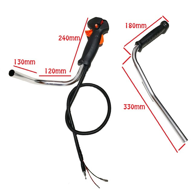 Set acceleratie motocoasa cu maner lung (stanga-dreapta) [2]