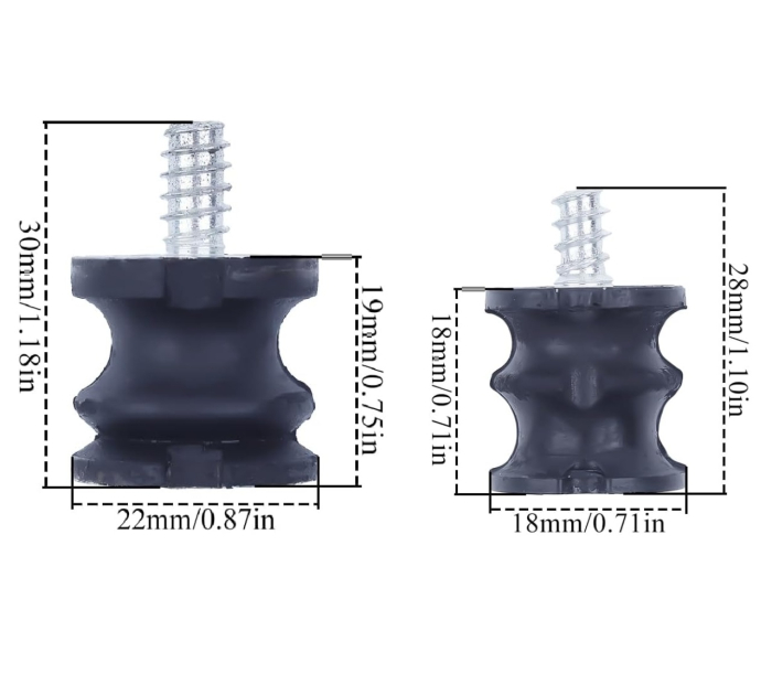 Set amortizoare drujba Husqvarna 61, 66, 262, 268, 272 [2]