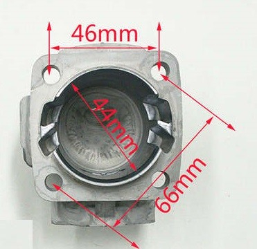 Set motor Pocket Bike 44mm bolt 12mm [2]