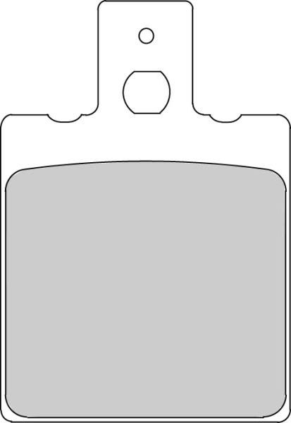 Set placute frana 40x57x7mm Aprilia Af1 [2]