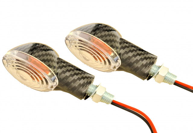 Set semnale scuter carbon ovale (nr.1) (set) [3]