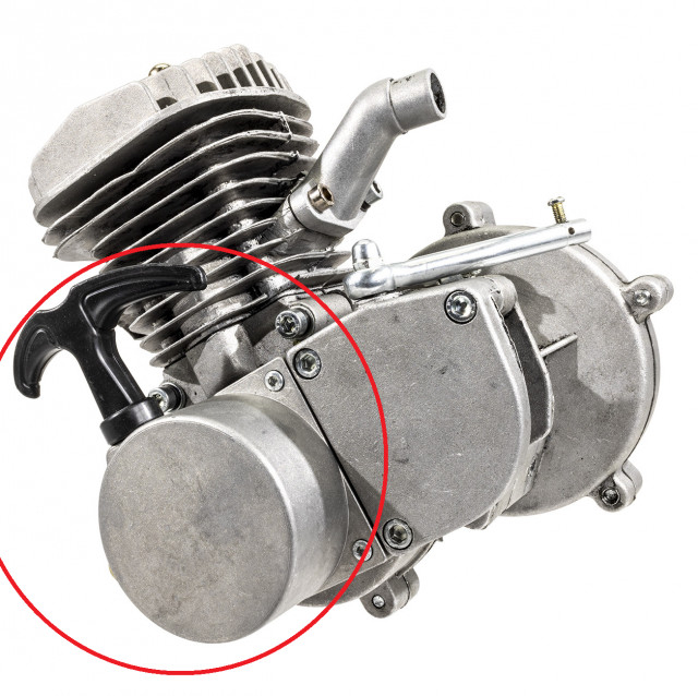 Sistem de pornire la sfoara bicicleta cu motor 2 timpi (model 2) [3]